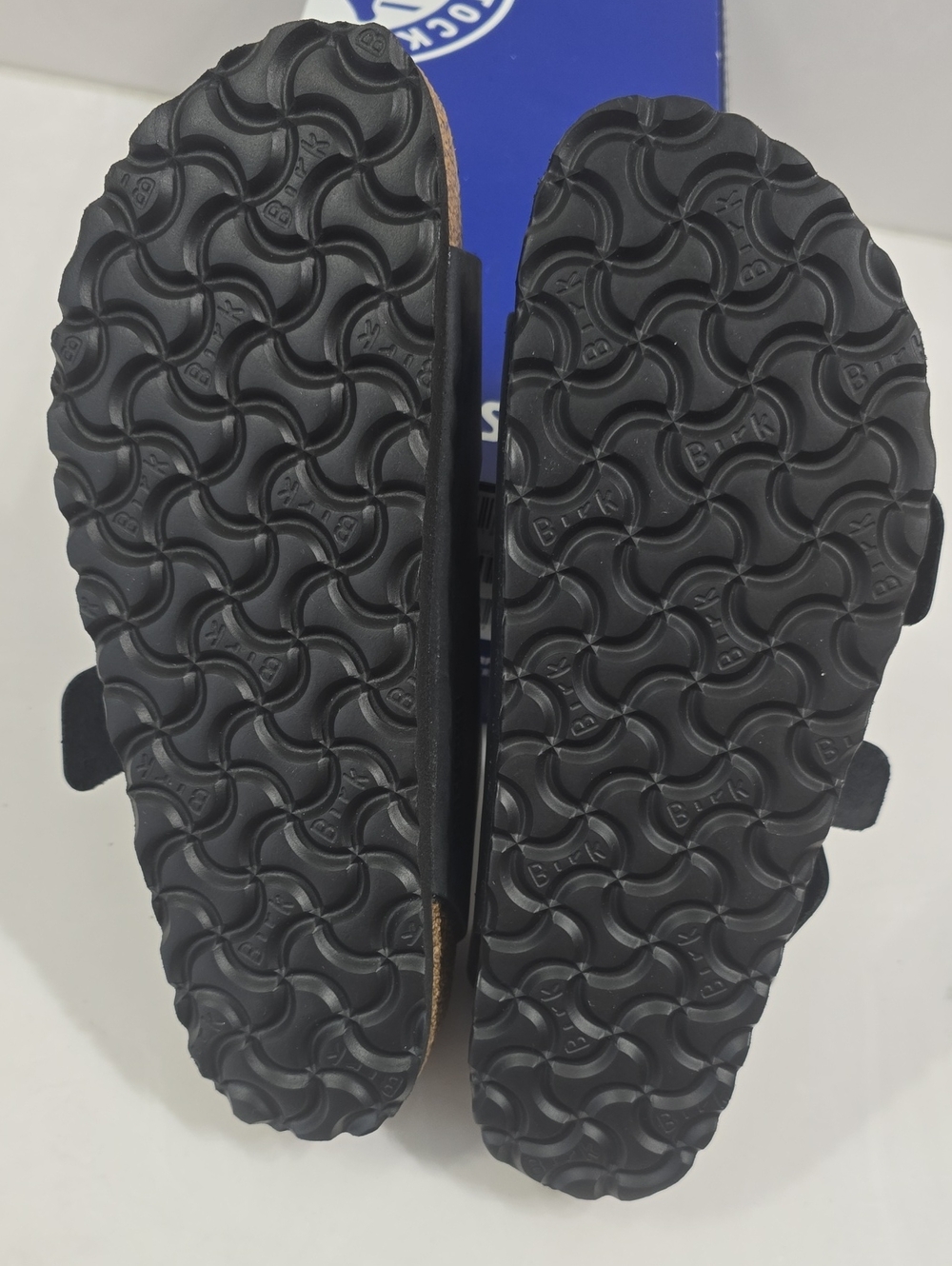 New Birkenstock Women's Milano Big Buckle Black Two-Strap Sandal - Picture 7 of 11